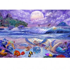 STEVE SUNDRAM GREETING CARD Turtle Family